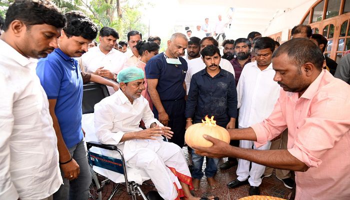 KCR Discharged from Hospital