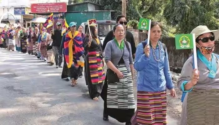 Tibetan-women-rally