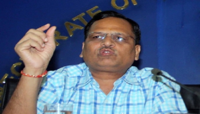 Satyendra Jain falls bathroom Tihar Jail admitted to hospital