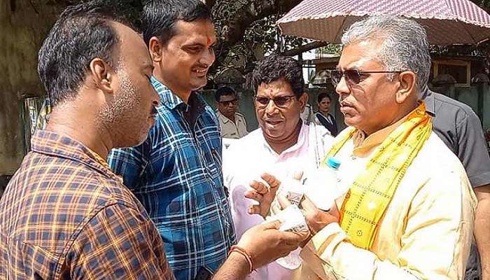 Harmony seen in Shalbani amid violence, TMC gives ORS to Dilip Ghosh
