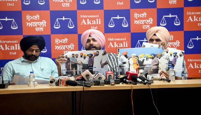 AAP MLA giving protection to drug smugglers Akali Dal
