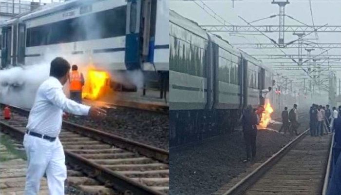 Fire in Vande Bharat Train