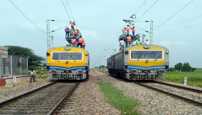 Churu-Bikaner electric train trial
