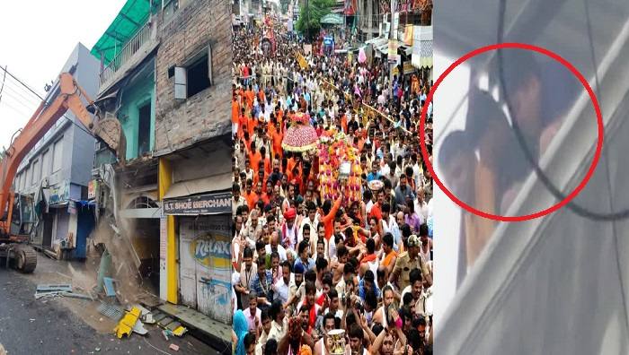 ujjain- youth spitting on baba mahakal sawari