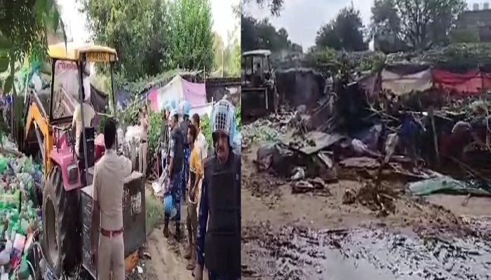  Nuh violence-Bulldozers run on slums