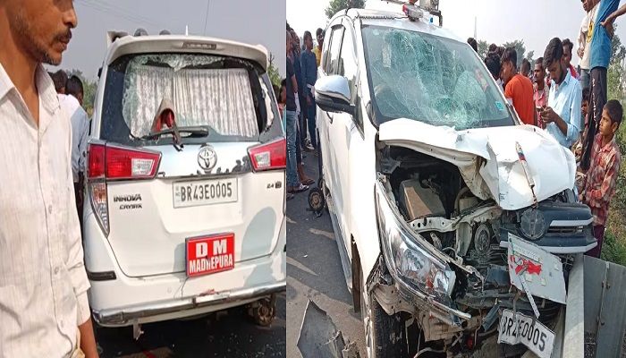 Bihar-DM-car-accident
