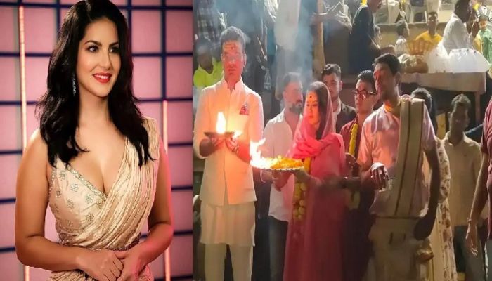 Sunny-Leone-Varanasi-Visit