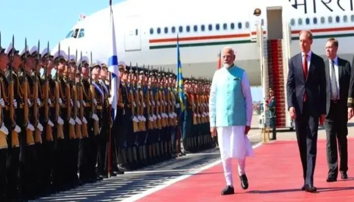 pm-narendra-modi-reached-moscow-in-russia