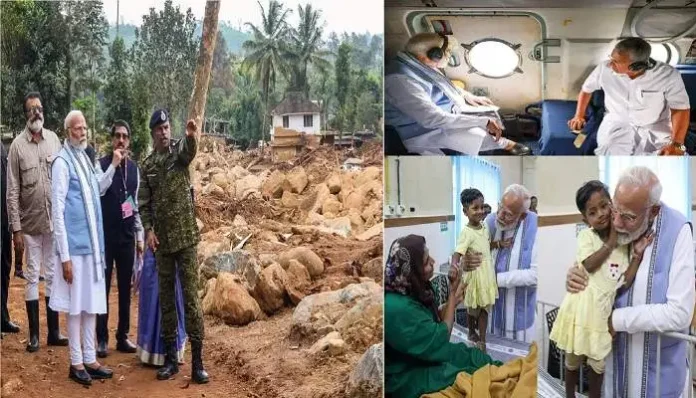 narendra-modi-wayanad landslide