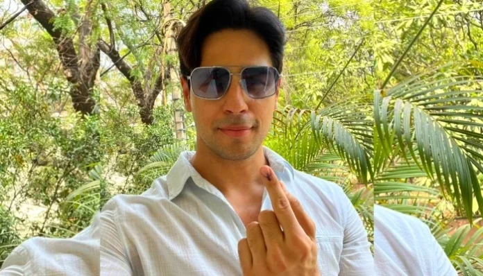 siddharth-malhotra-reached-delhi-and-voted