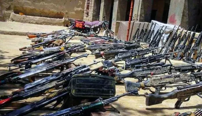 Weapons recovered in Afghanistan