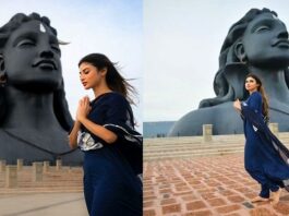 mouni roy visited adiyogi