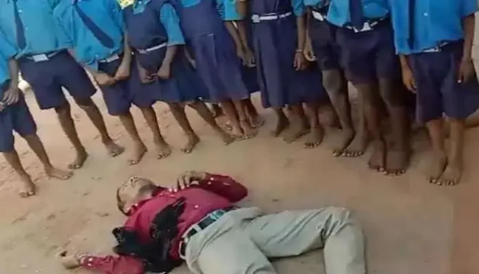 teacher-was-sleeping-in-school-influence-alcohol-video-viral